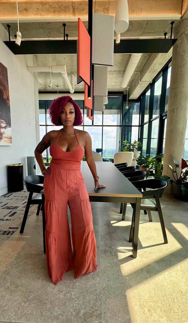 Rustic Crochet Jumpsuit