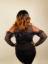 Cold Shoulder Dress Curvy